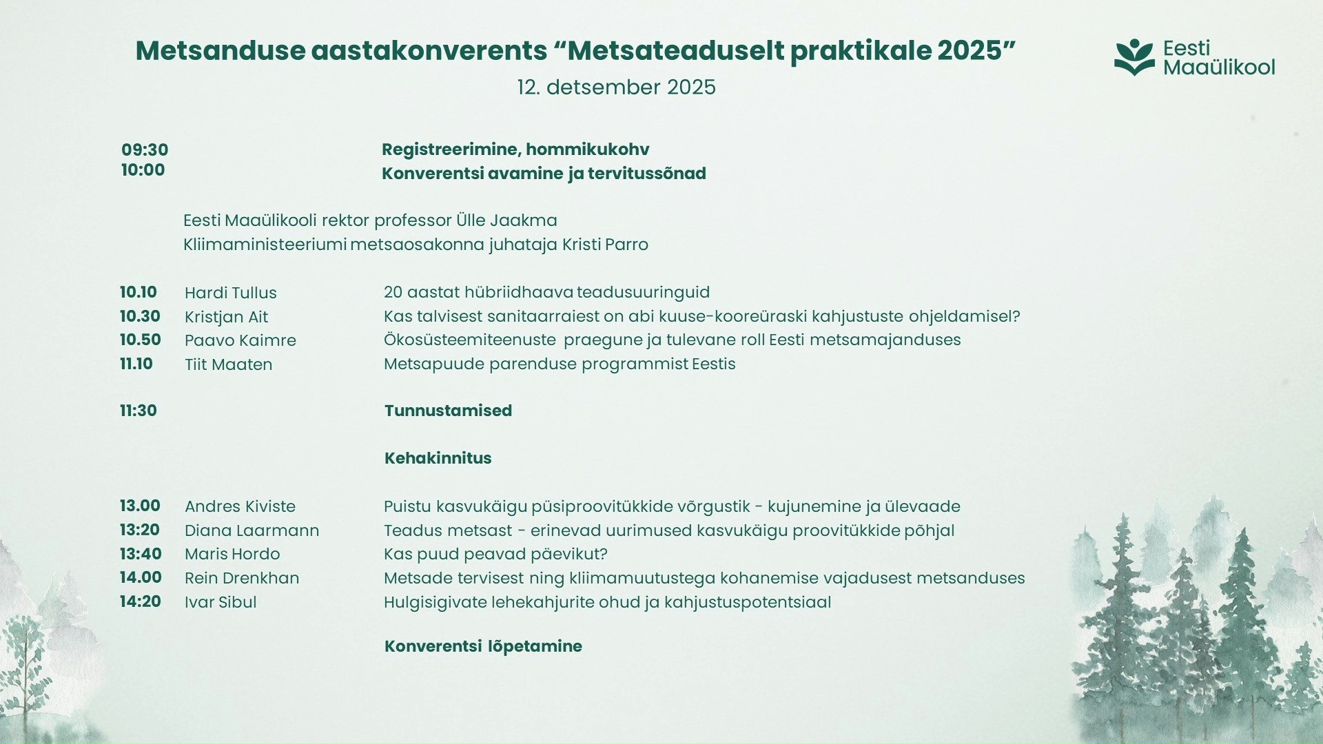 Metsanduse konverents 2025